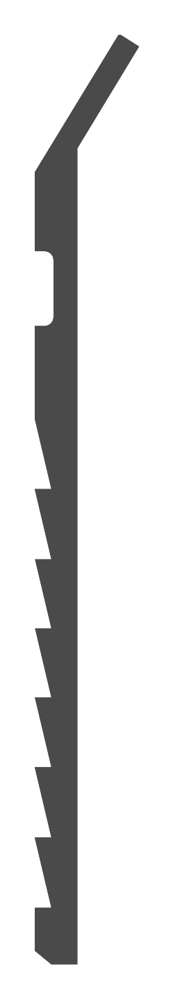 Querschnitt Wandanschlussprofil WA 10
